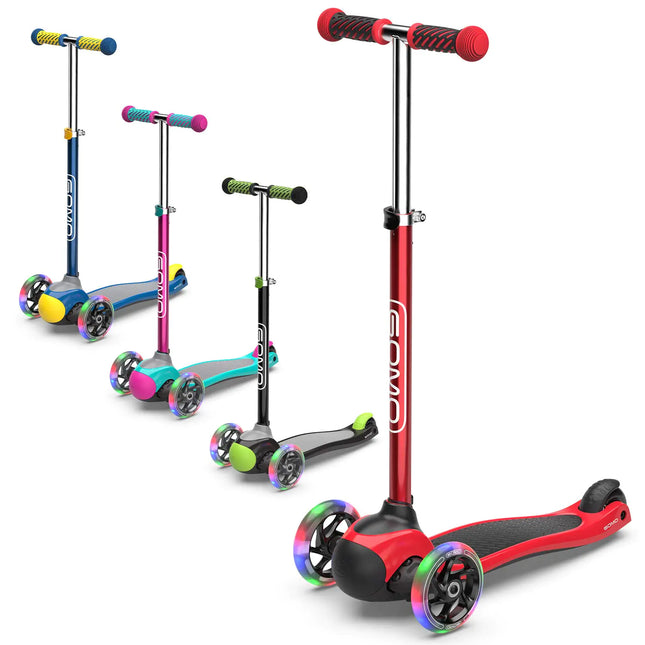 GOMO Three Wheel Scooter For Kids 2-5 Years Old - Toddler Scooter for Kids Ages 3-5 - Toddler Scooter 2 Year Old - 3 Wheel Scooter for Kids Ages 3-5 Kids Scooter for Boys & Girls Patinetas Para Niñas