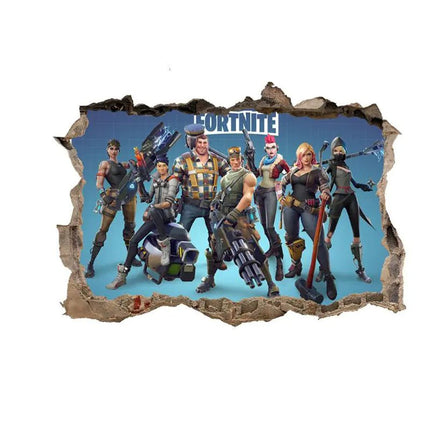 3D Fortnite PVC Wall Stickers for Home Decor - Lamarshop1