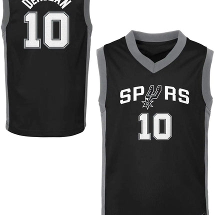 Outerstuff NBA Toddler Team Color Player Name & Number Replica Road Jersey (12 Months DeMar DeRozan San Antonio Spurs Black)
