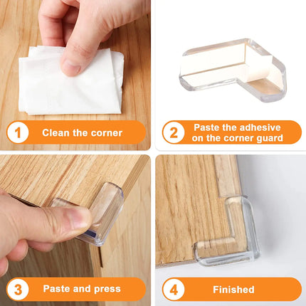 Baby Safety Silicone Table Corner Protectors - Lamarshop1