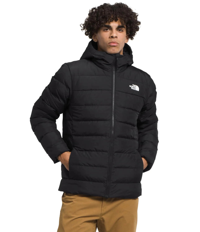 THE NORTH FACE Mens Aconcagua Insulated Hooded Jacket (Standard and Big Size) - PFAS Free TNF Black - NPF Small - Lamarshop1