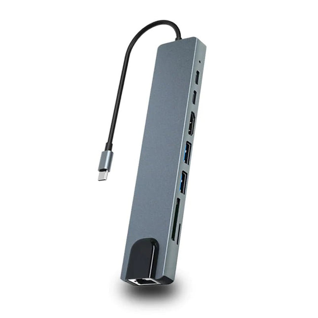 8-in-1 USB-C Docking Station with HDMI & VGA