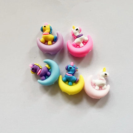Creative Moon Pen Caps for Students (PVC Soft Gel)