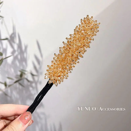 Crystal Hair Bun Maker for Easy Hairstyles (Women) - Lamarshop1