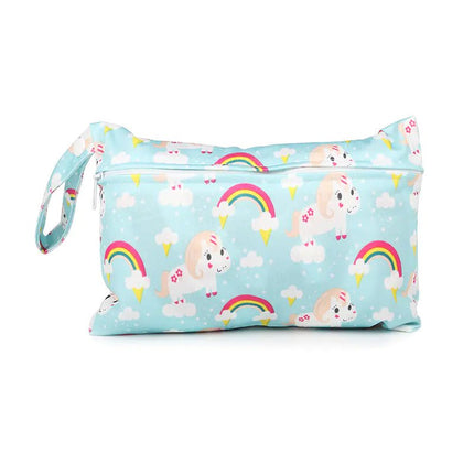 Cartoon Mini Zipper Diaper Bag & Makeup Cotton Pouch - Lamarshop1