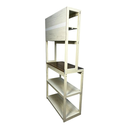 5 Levels Of Kitchen Storage Cabinets, Coffee Bar, Kitchen Shelves, Microwave Racks
