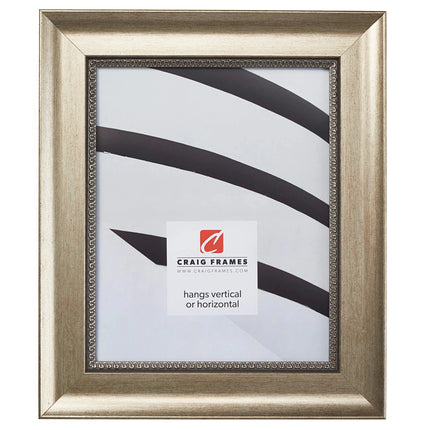Craig Frames Annesbury Queen Ann Antique Silver Picture Frame 14 by 22 - Inch - Lamarshop1