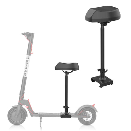 Gotrax Saddle Basic Electric Scooter Seat Only for GXL V2 XR Ultra E Scooter Comfortable and Adjustable Shockproof Scooter Seats Attachment Black