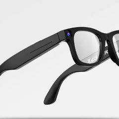  "AI-powered smart glasses with built-in camera for hands-free recording"