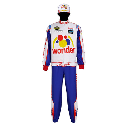 Qosivfey Mens Ricky Bobby Racing Costume Adult Talladega Nights Full Cosplay Set(MY20233 - 3 2XL) - Lamarshop1