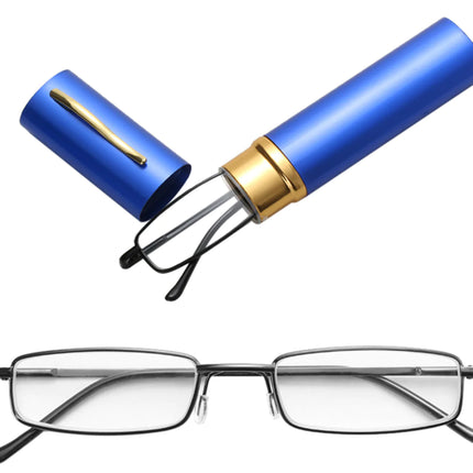 Classic HD Spring Compact Reading Glasses Readers Travel Slim Design with Case - Lamarshop1