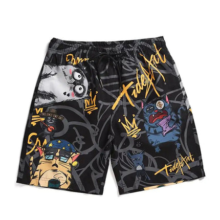 Urban Cat Camo Beach Shorts - Lamarshop1