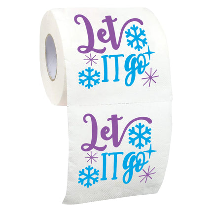 Christmas Toilet Paper Roll Let it Go - Funny Toilet Paper Funny Gag Gifts Christmas Novelty Toilet Paper Holiday Toilet Paper Roll Toilet Paper Jokes Christmas Joke Toilet Paper - Lamarshop1