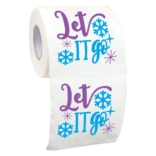 Christmas Toilet Paper Roll Let it Go - Funny Toilet Paper Funny Gag Gifts Christmas Novelty Toilet Paper Holiday Toilet Paper Roll Toilet Paper Jokes Christmas Joke Toilet Paper - Lamarshop1