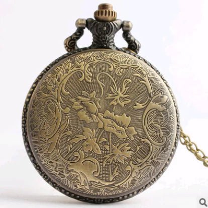 Large Brown Australian Map Quartz Pocket Watch, Vintage Style - Lamarshop1