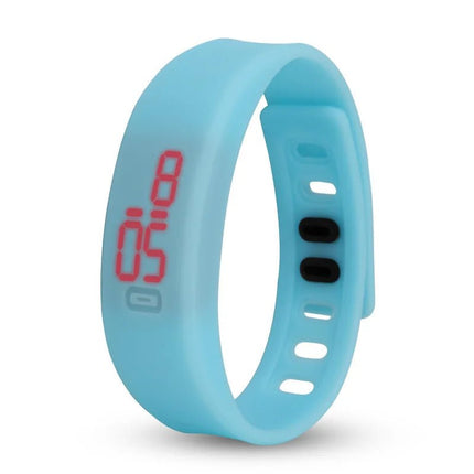 Waterproof Candy Color LED Digital Sports Watch for Kids