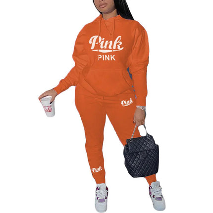 N8999P3 Plus Size Casual Printed Sweatshirt Set - Lamarshop1