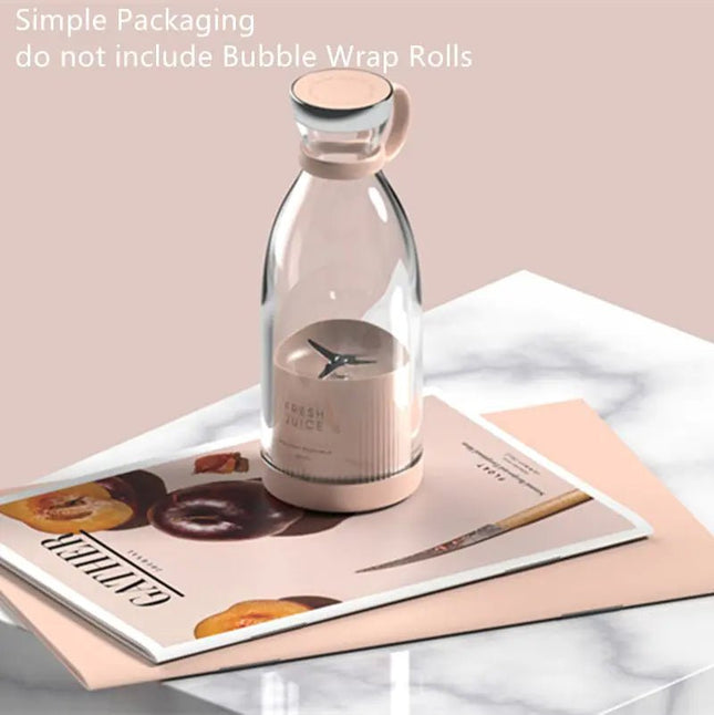 350ML Electric Juicer Blender Mixer USB Rechargeable Machine Household Portable Blender Maker Cup Kitchen Tool Kit - Lamarshop1