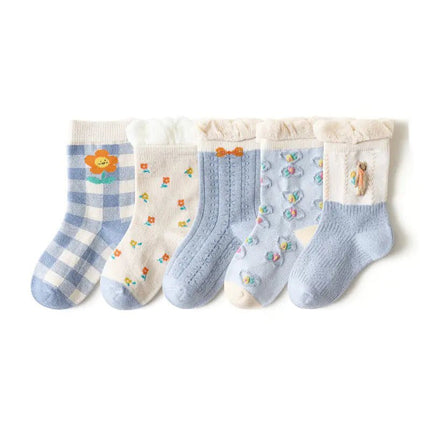 Lace Cartoon Bear Baby Socks for Kids